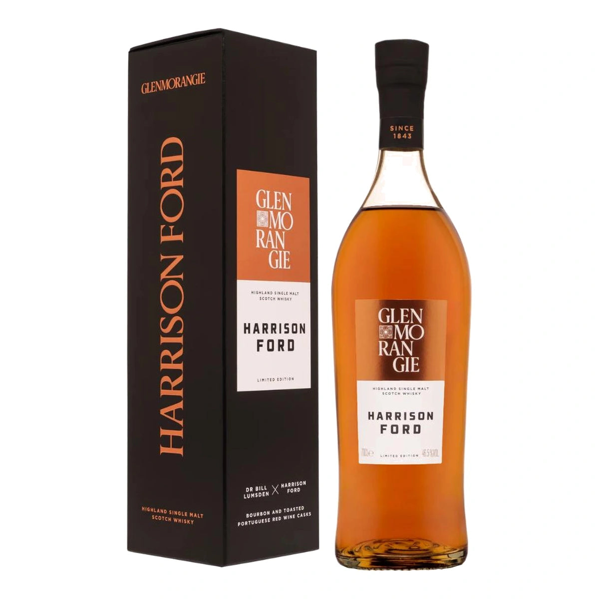 WHISKY GLENMORANGIE HARRISON FORD 43% 0,7L