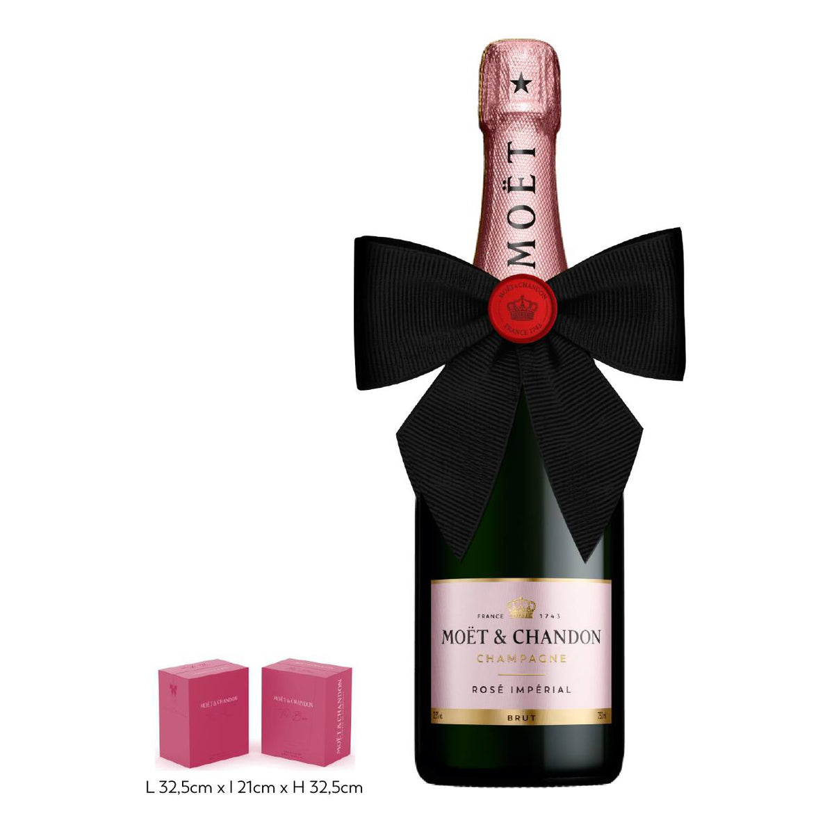 SZAMPAN MOËT & CHANDON ROSÉ 2026 12,5% 0,75L Z KOKARDĄ