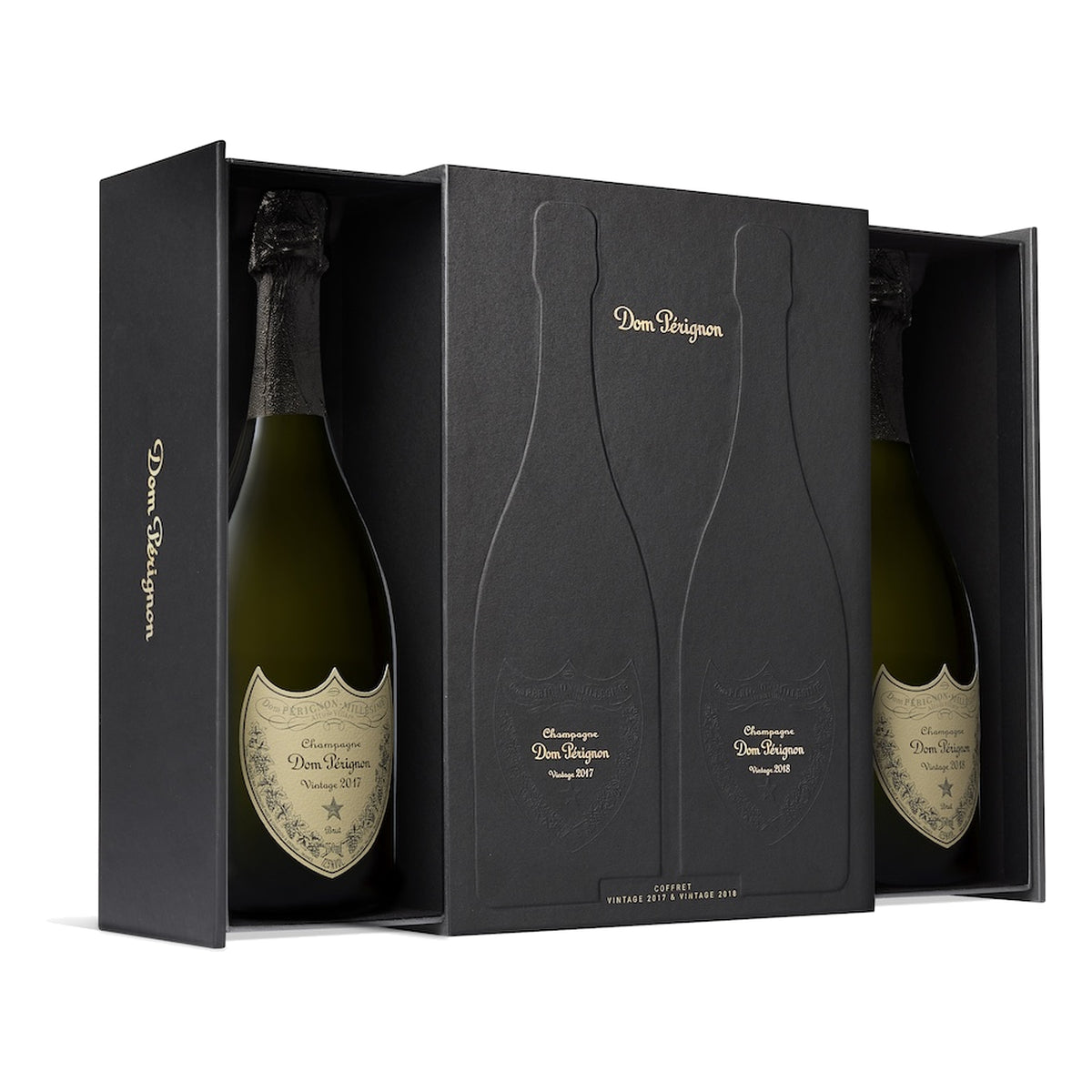 ZESTAW SZAMPANÓW DUO BOX DOM PÉRIGNON BLANC 2017 & 2018